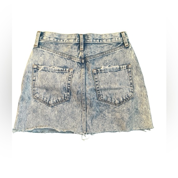 AF Light Acid Wash Jean Skirt Abercrombie and Fitch - Picture 2 of 8